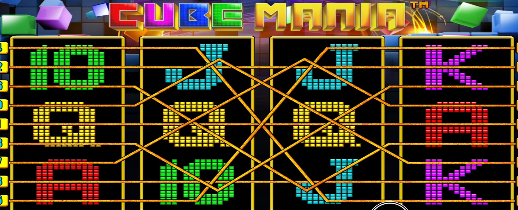 Tetri Mania Slot ekran gry